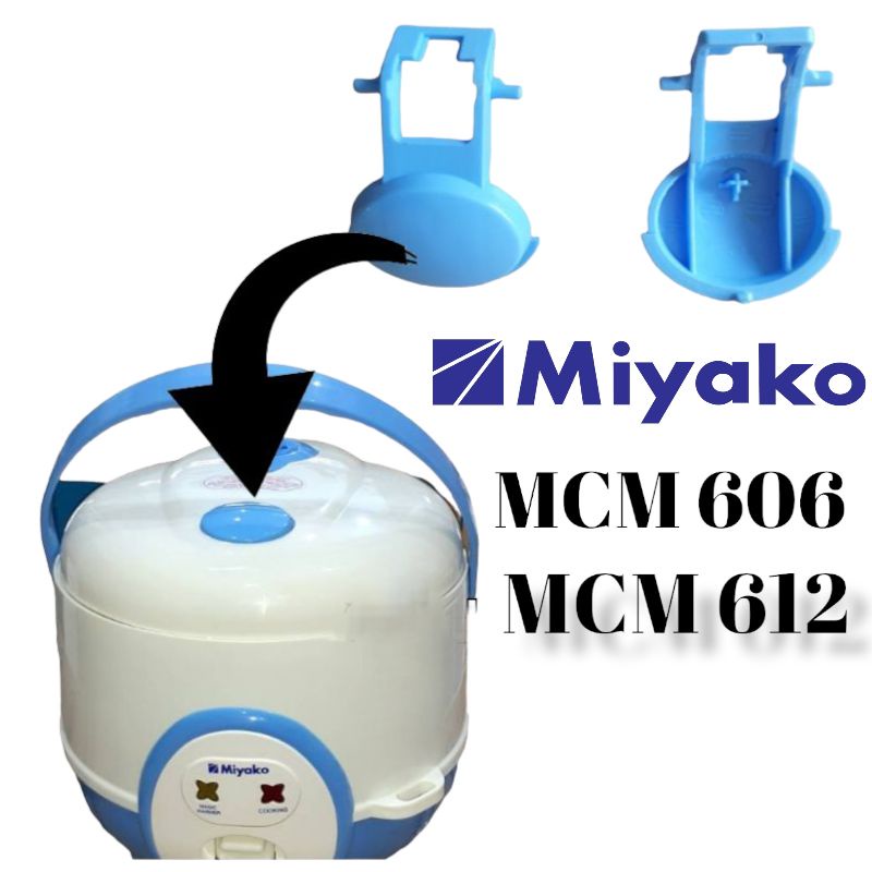 TOMBOL PENCETAN TUTUP MAGIC COM / RICE COOKER MIYAKO ORI MCM 606 612