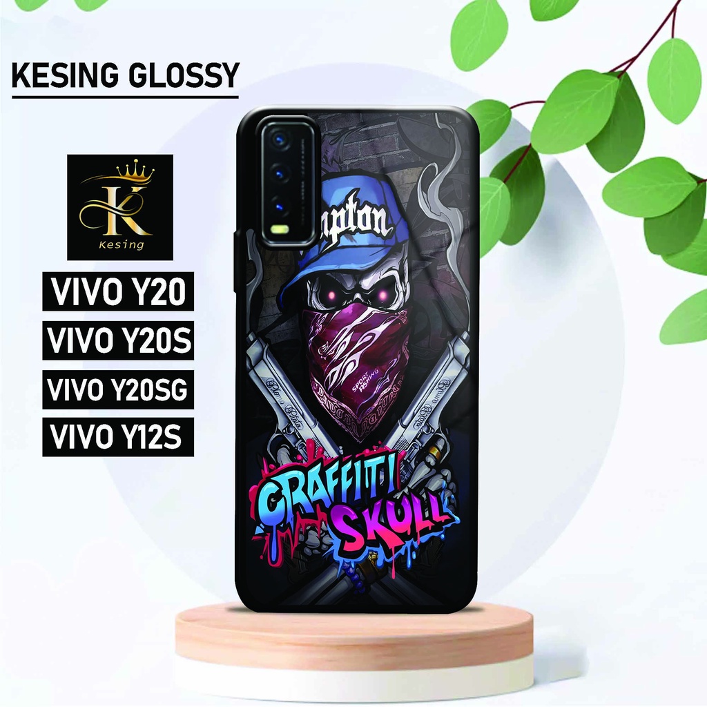 Case Vivo Y20 / Y20S / Y12S - Case Vivo - [ KV-26 ] - Hardcase Glossy 2D Vivo - Softcase Terbaru Cas