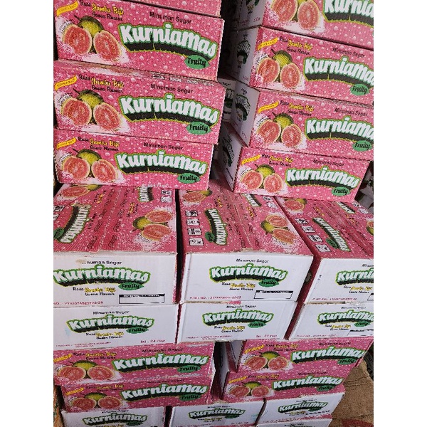 

Minuman jambu biji Guavs gelas kurniamas 1 dus isi 24