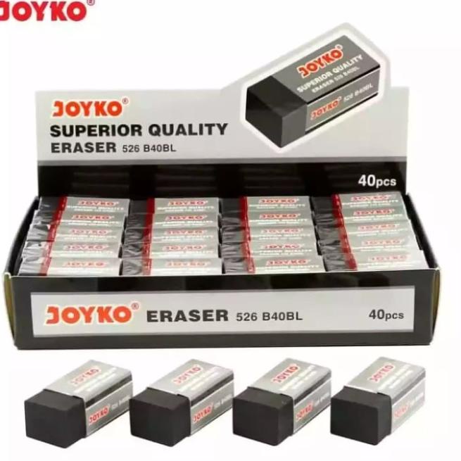 

Harga TERMURAAH.. Penghapus / Stip Joyko HITAM Kecil (1pak=40 pcs)