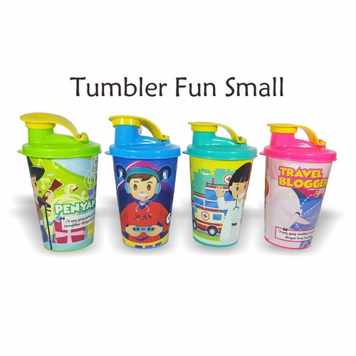 Botol Minum Biggy Ware 450ml Tumbler 450 ml / Gelas Tutup Karakter Lucu Unik Souvenir