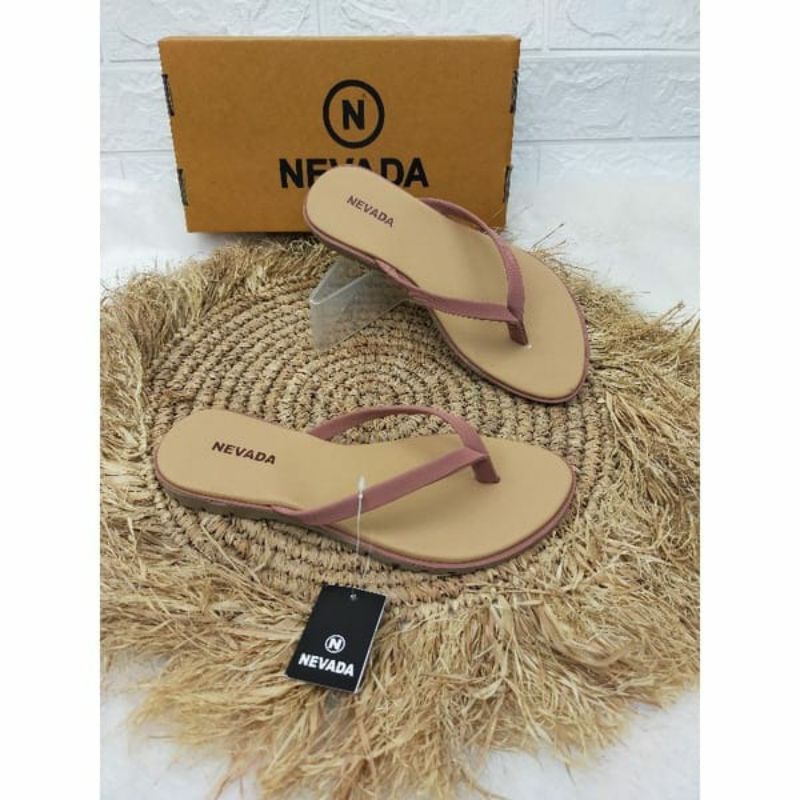 Sandal jepit Wanita Simple Sol Spon Eva Empuk (Raisa 01)