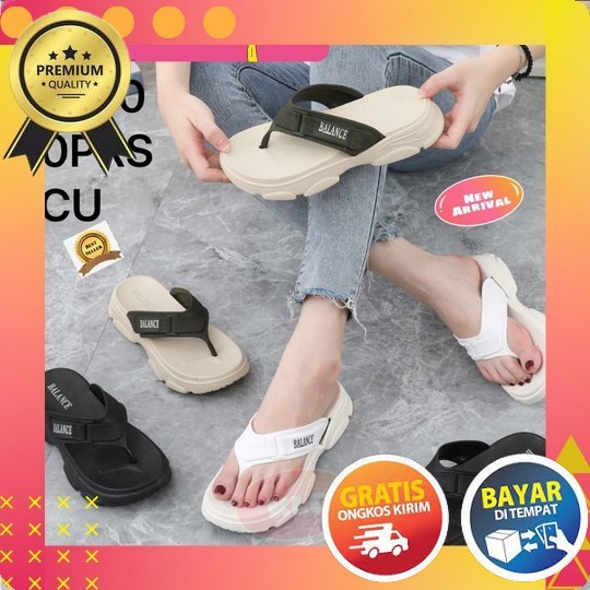 Sandal Rumah Empuk Eva Cewe Viral Sendal Polos Selop Flat Karet Jelli Couple Jelly Pria Wanita Andin