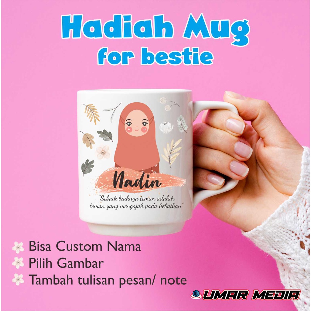 Jual Mug Kado Custom Gambar dan Nama Hampers Mug Souvenir Mug Hadiah