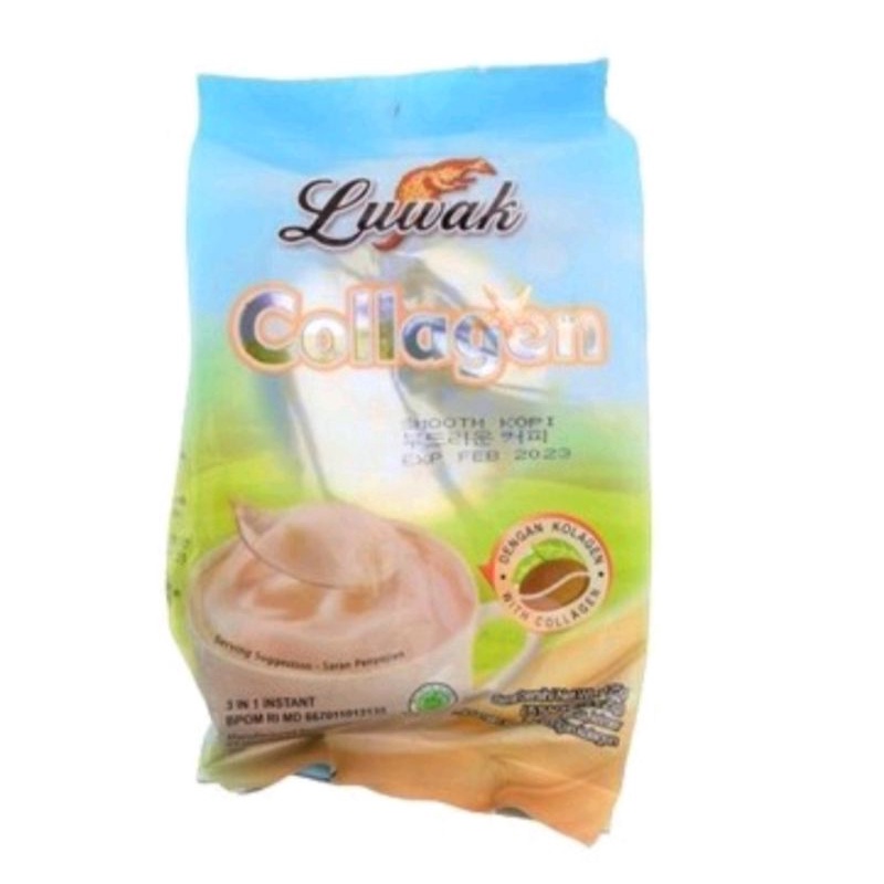 

Luwak White Koffe Colaggen | Kopi Luwak Collagen 5 × 25 gr