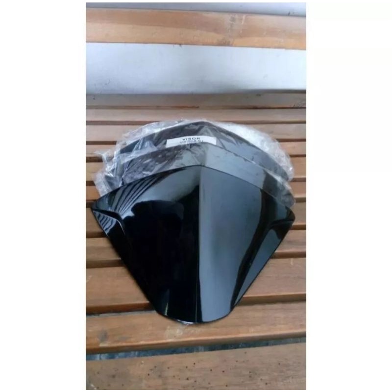 Visor variasi sonic 150 r bahan tebal hitam kilap plus lem 3m double tape visor variasi honda sonic 150 r