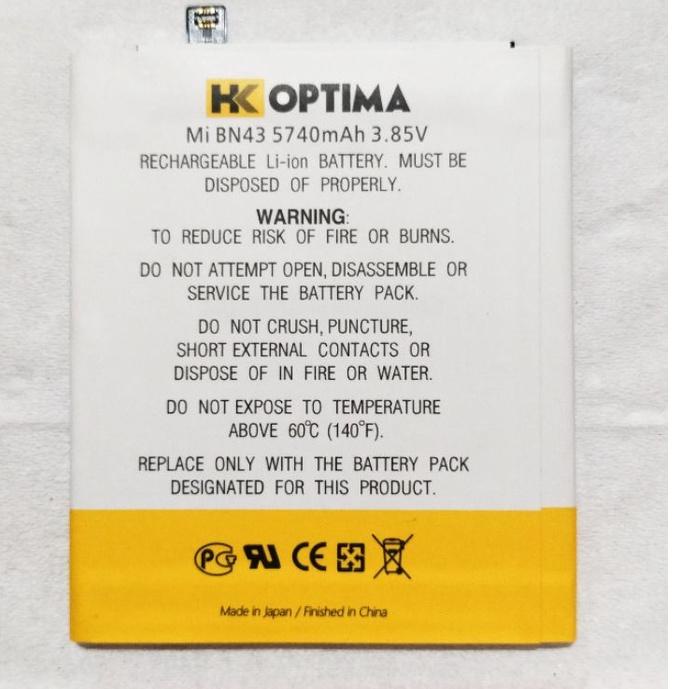 {SN.18Oc22ᴸ} BATTERY BATERAI BATRE BN43 HK DOUBLE POWER Snapdragon REDMI NOTE 4X