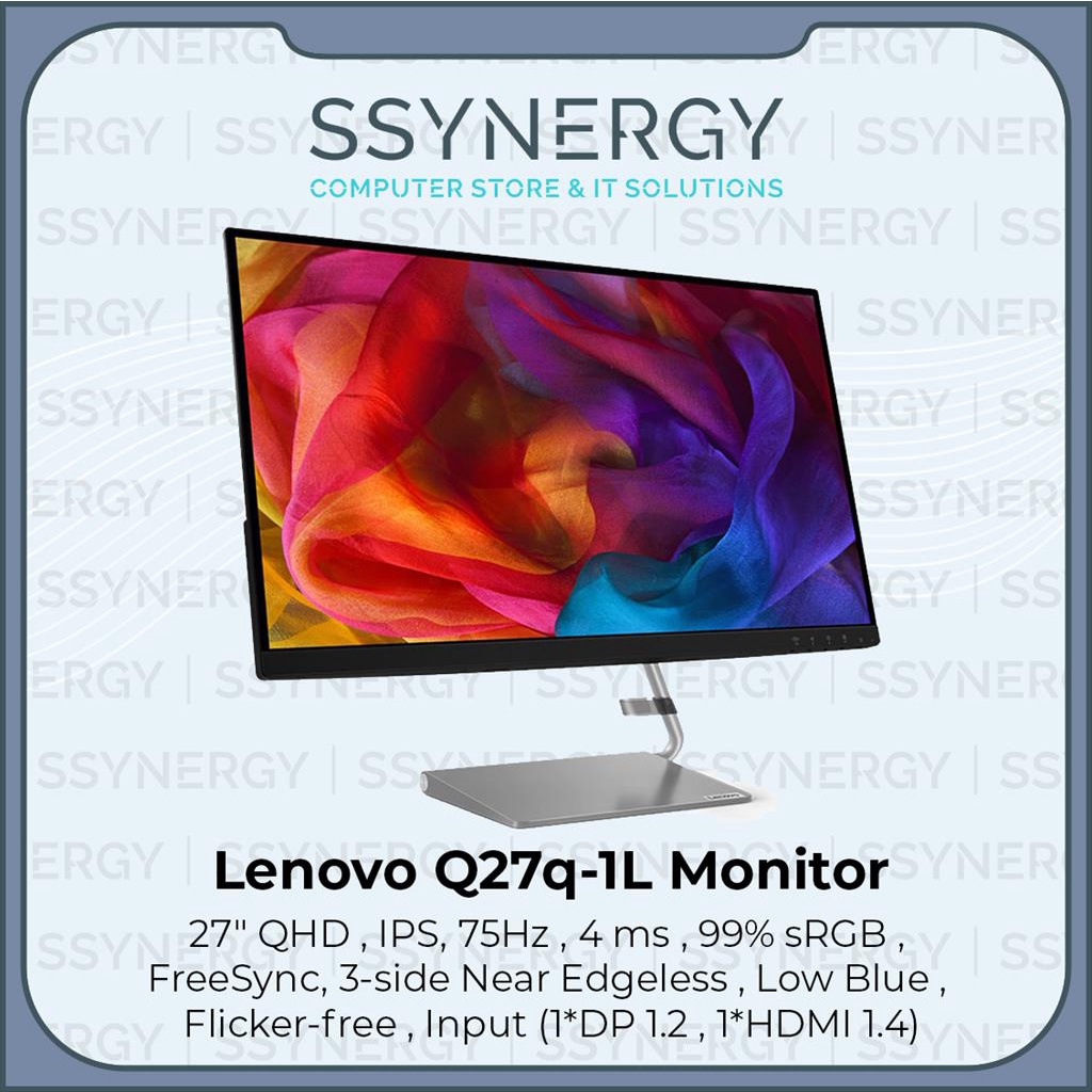 Lenovo Q27q-1L Monitor  [1440p, 75Hz]
