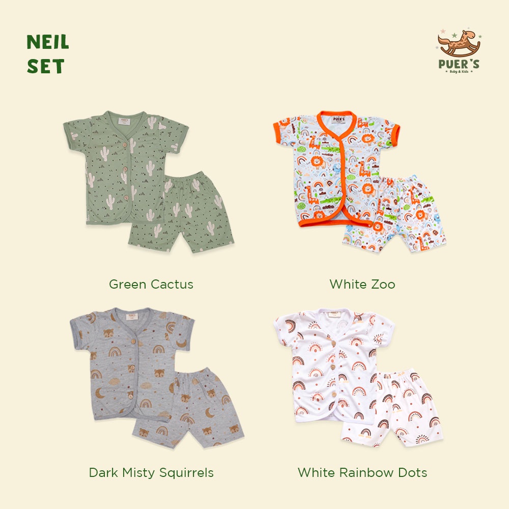 SETELAN BAYI DAN ANAK PUER'S NEIL SET (SETELAN ANAK)