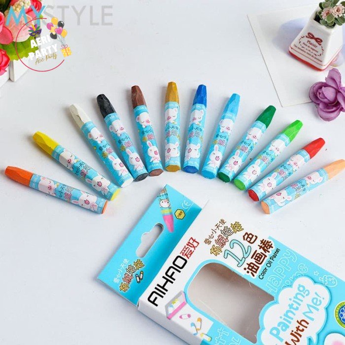 

CRAYON SET 12 WARNA PENSIL WARNA ALAT MEWARNAI ALAT LUKIS ANAK PINK BI