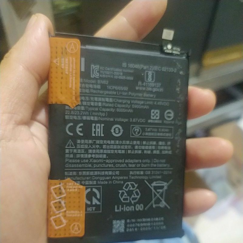 Battery Baterai Poco M3 model  BN62 normal copotan Ori