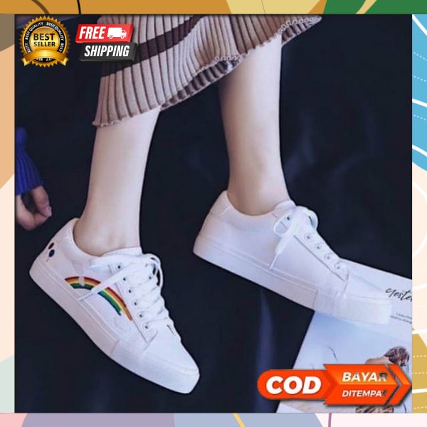 Sneakers Sekolah Remaja Premium Sneaker Cewek Best Seller Septu Dewasa Olahraga Sephatu Fhsion Wanit
