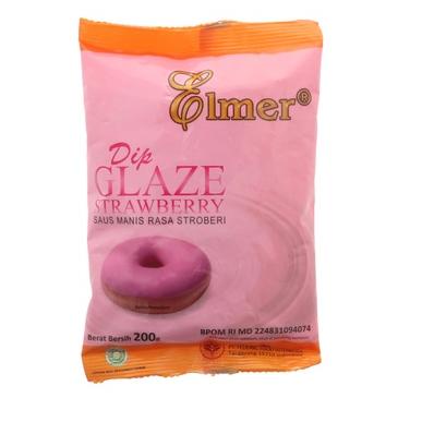 

CODE6c6Bq--Elmer Dip Glaze 200gr All Variant (Dark, White, Taro, Tiramisu, Green Tea, Strawberry, Pandan, Red Velvet, Cheese)