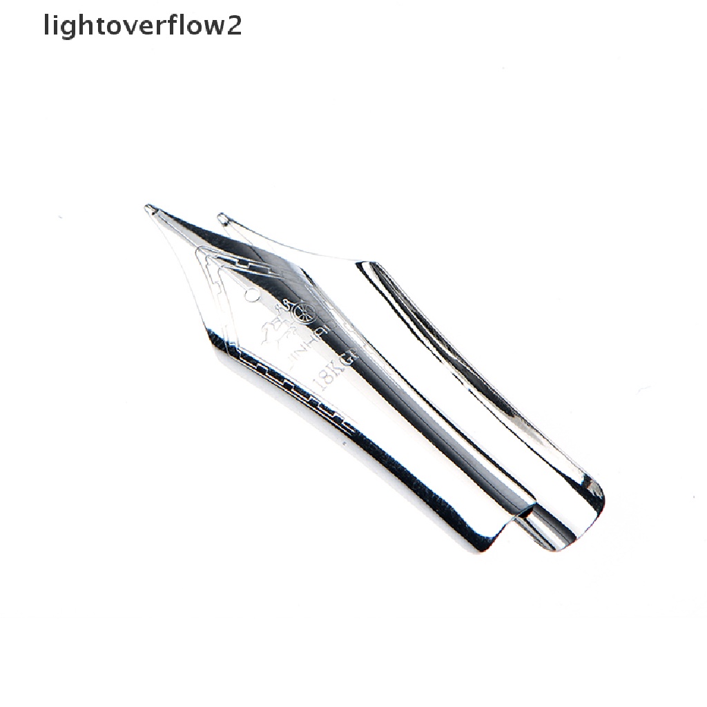 (lightoverflow2) 1pc x750 159 Pena fountain silver 0.5mm Untuk jinhao (ID)