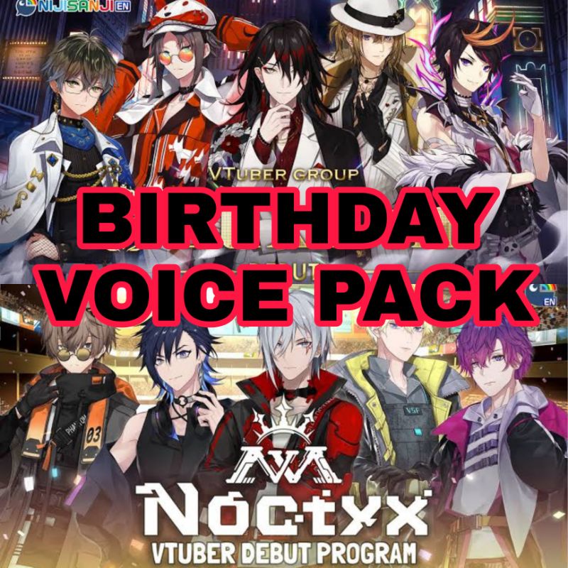 BIRTHDAY VOICE PACK NIJISANJI EN (LUXIEM NOCTYX)