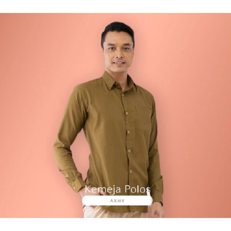 kemeja polos pria / kemeja couple kondangan