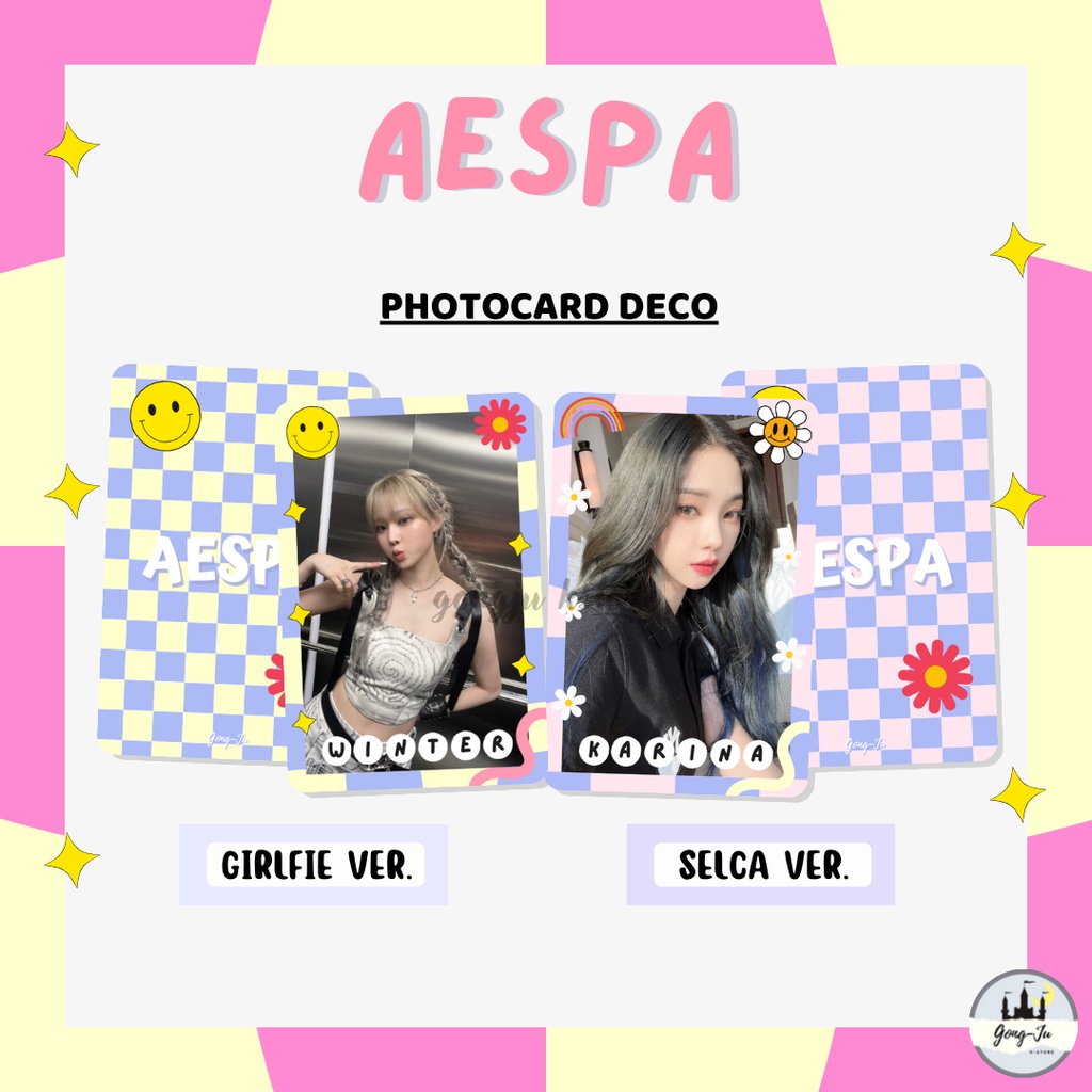 [ COD ] AESPA PHOTOCARD DECO 1