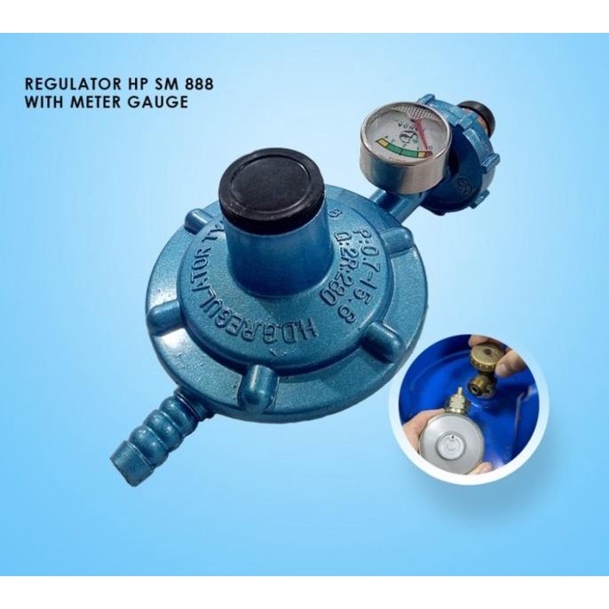 Tersedia Nankai Regulator High Pressure Sm 888 + Meter 031-02 Terbatas