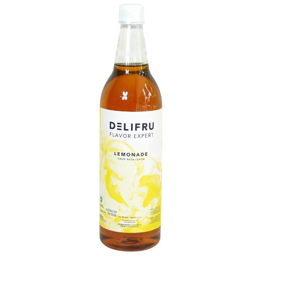 

10.10 sale Syrup Lemonade Delifru 1 Liter - Sirup Buah Lemon Premium !