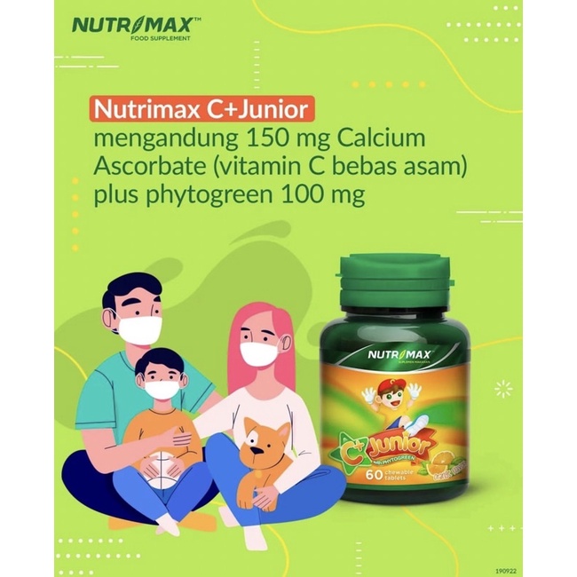 Nutrimax C+ Junior isi 30 Vitamin C Anak