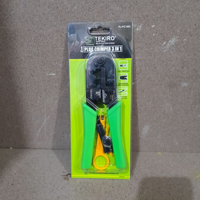 Tekiro TANG CRIMPING 3 IN 1 TEKIRO PLUG CRIMPER 3 IN 1 PL-PC1693