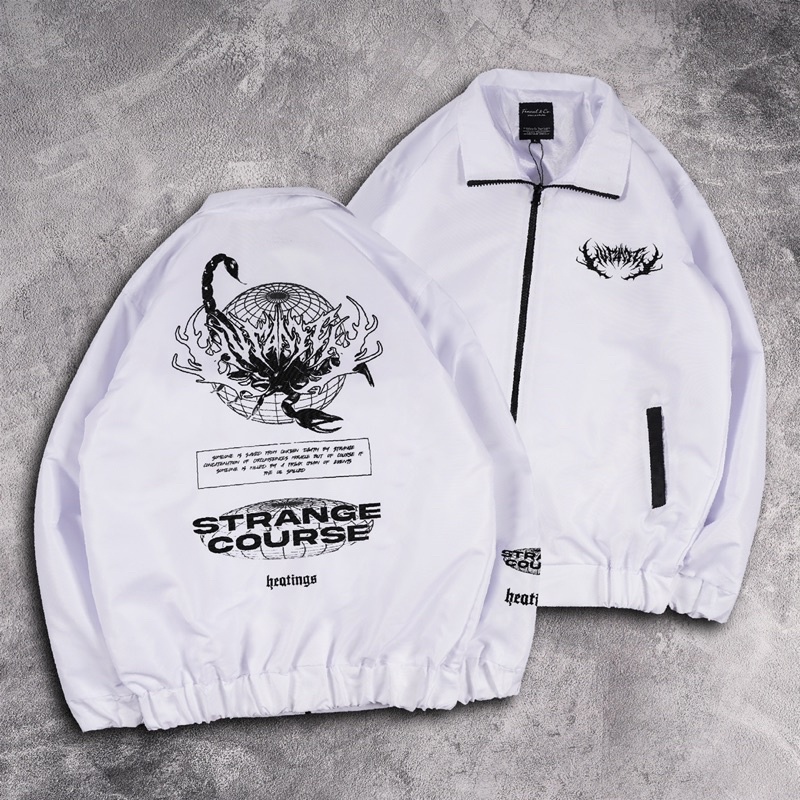 [N00985] Jaket Vintage Distro Motif HEATINGS