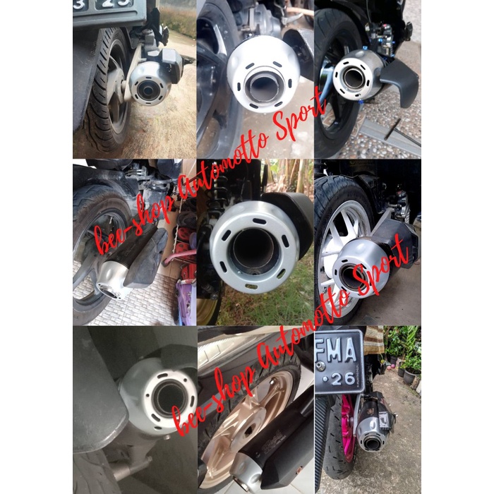 [ BAYAR DI TEMPAT ] Muffler Corong Knalpot Tsukigi Vario 125 Vario 150 PCX Universal