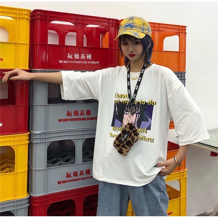 BRIGO Kaos Oversize HENIUS ANIME II Kaos Oversize Print DTF II Kaos Jumbo Size Pria &amp; Wanita