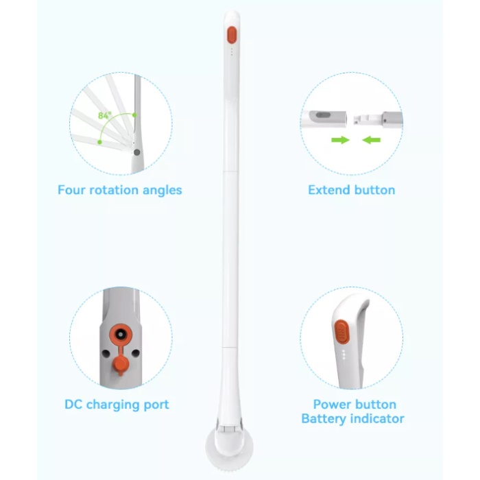 Good Papa Cordless Portable Electric Cleaning Brush Sikat Pembersih Multifungsi M3