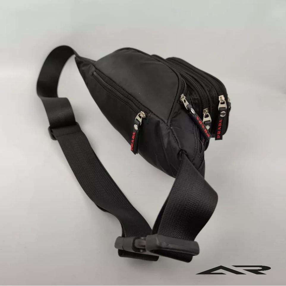 [KODE VK1328] Tas Selempang Pria Waistbag Casual Prada 7 Ruang