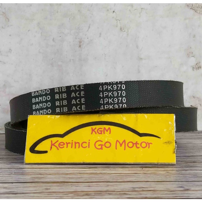 BANDO VAN BELT 4PK 970 RIB BELT TALI KIPAS 4PK-970 FAN BELT ALUR