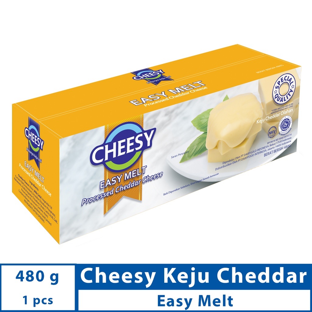 

Keju Cheesy Easy Melt 480 gr