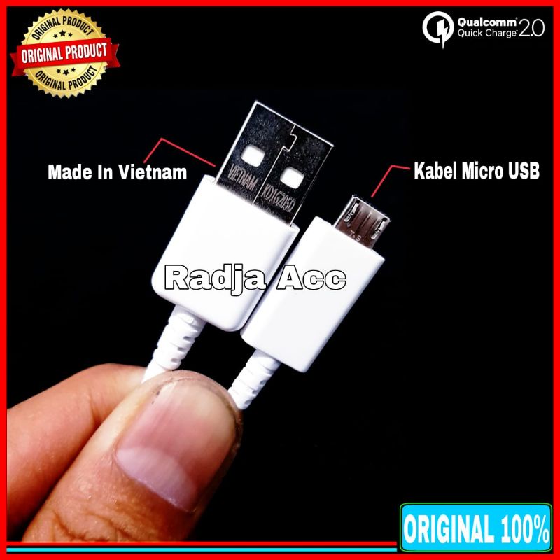 Kabel Data Samsung Galaxy S6 S7 Note 5 ORIGINAL 100% Fast Charging Micro USB