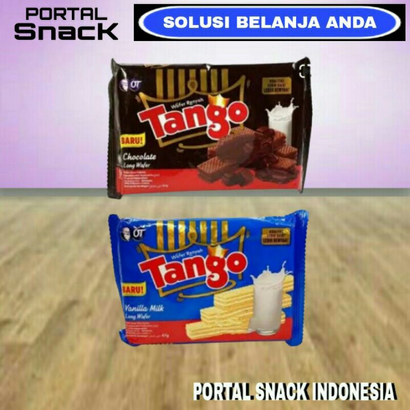 

TANGO wafer coklat/vanilla isi 5 x 47gr