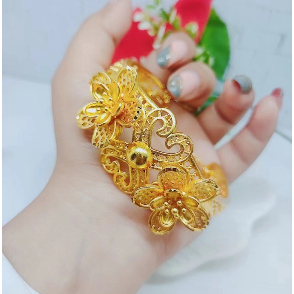 Gelang Xuping Lapis Emas 24K Perhiasan Fashion W09/10