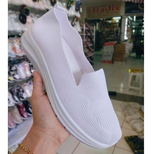 SEPATU RAJUT IMPORT/ SEPATU NAZARU IMPOR ORI/ SEPATU NAZARU TANPA TALI/ SEPATU NAZARU SPORT SLIP ON TERLARIS