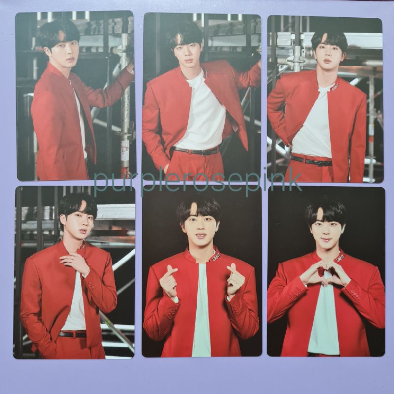 OFFICIAL MINI PHOTOCARD MOTS ONE JIN MOTS ONE MPC MOTS ON:E JIN MINI PHOTOCARD MAP OF THE SOUL ONE