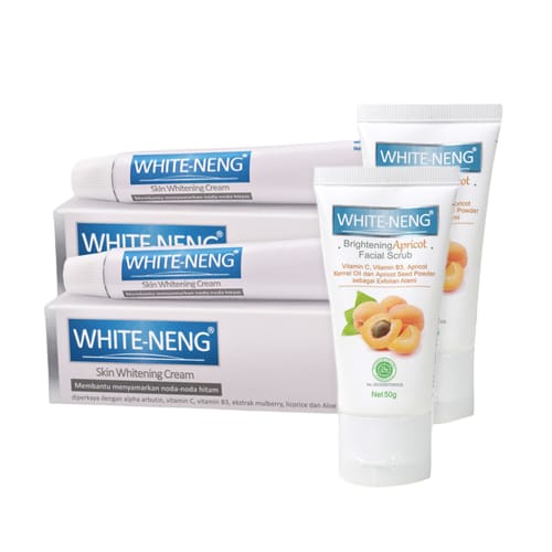 White-Neng Skin Whitening Cream Original | Scrub Whiteneng White-neng Brightening Apricot Facial Scr
