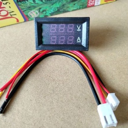 DUAL DIGITAL VOLT METER DC 0-100V 10AMPER