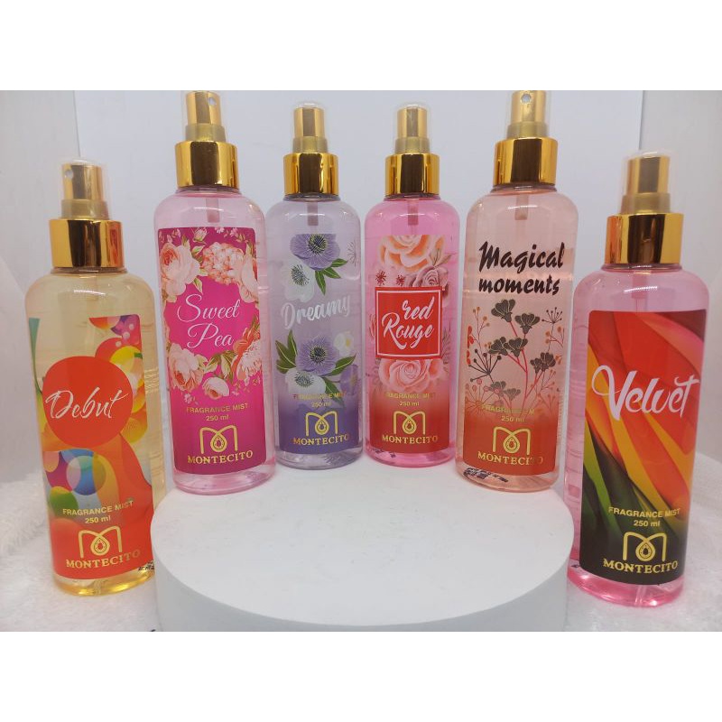 Parfum Pria Wanita Fragrance Mist Montecito 250ml Varian Terlengkap 100% Original