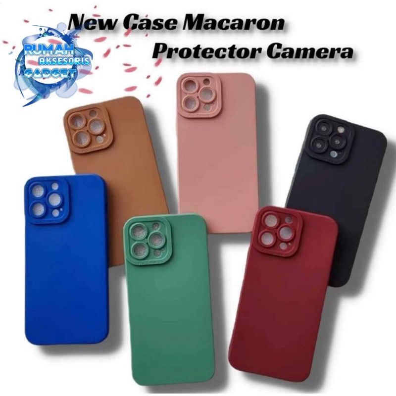 Softcase Pro camera macaron Xiaomi Redmi 7 7A note 9 10 pro poco M4 M5 A1 2022 pelindung kamera