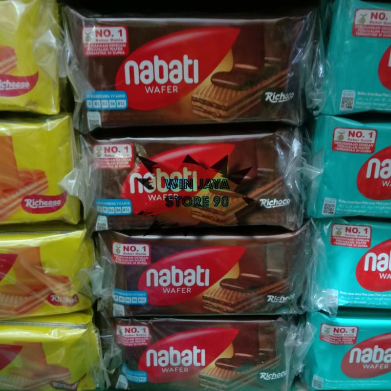 

Richeese Nabati wafer isi 10 bungkus