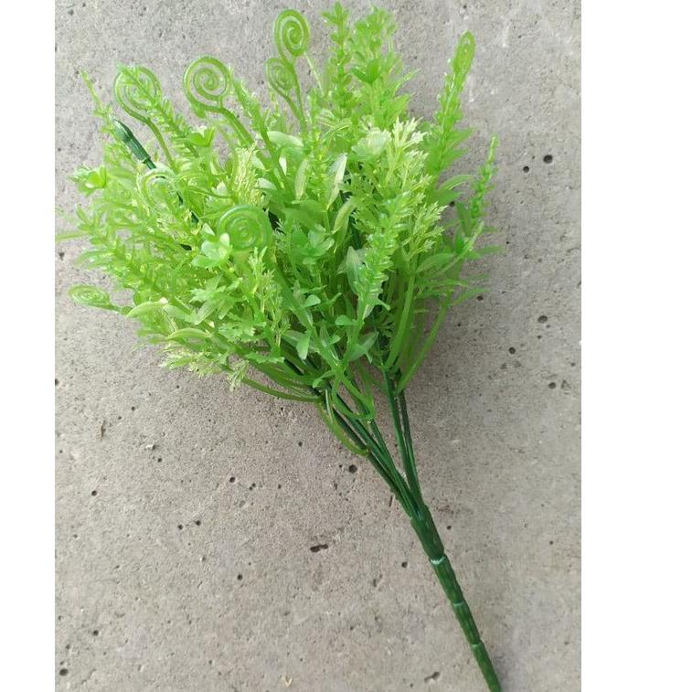 Batang Rumput Plastik - Hiasan Daun Rumput Artificial - Tanaman Hias Plastik - Dekorasi Taman Rumah