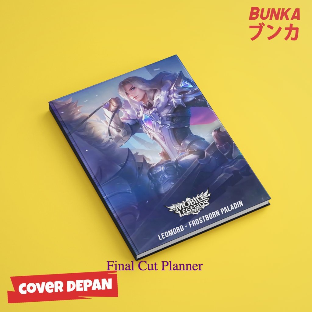 

Notebook Mobile legends Leomond fastborn Paladin Hardocover A5 Buku tulis catatan Notes Agenda planner Jurnal .