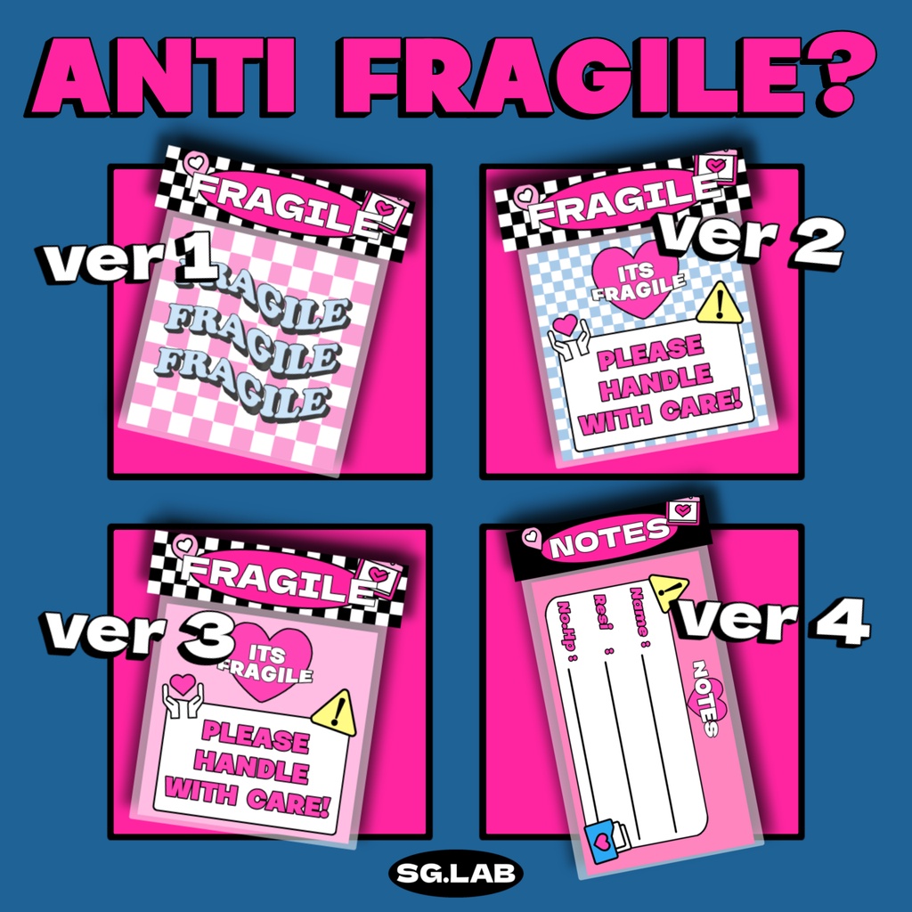 

[studio0g] fragile sticker | sticker for packing