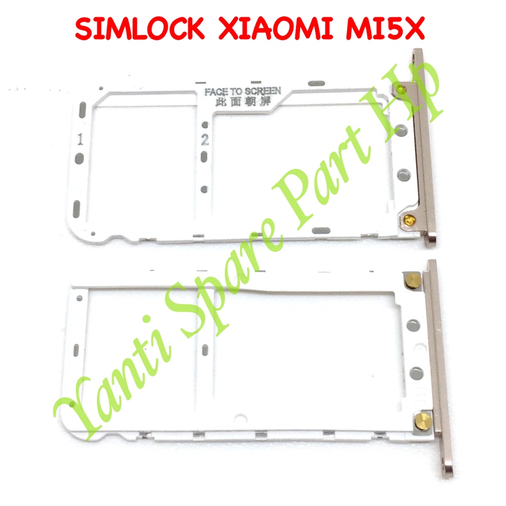 Simtray Sim Lock Xiaomi MIA1 MI5X Mi A1 Mi A2 Original Terlaris New