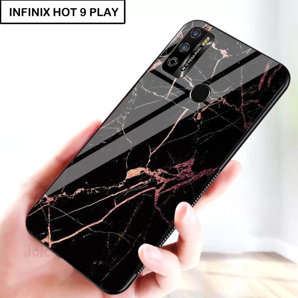 Softcase Kaca For INFINIX HOT 9 PLAY - Case Handphone INFINIX HOT 9 PLAY [T36].