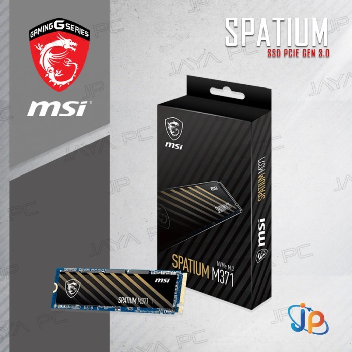 MSI SSD SPATIUM M371 M.2 Pcie Gen3 Nvme 2280 500GB - M2 500 GB