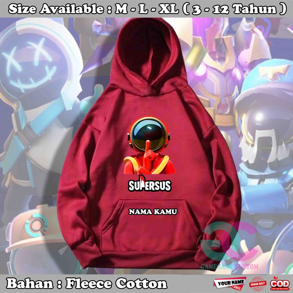 Hoodie Anak Laki Laki Impostor Ssttt / Sweater Anak Impostor Game Super Sus 132