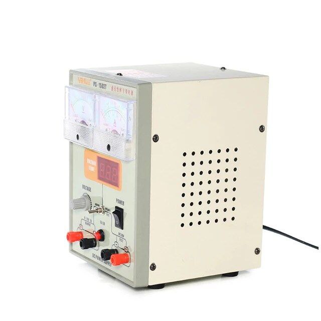DC Power Supply 15V 2A YiHua PS-1502T max. 2A 15V - Test &amp; Repair servis DC POWER SUPPLY YIHUA ps 1502T 2 AMPER 0-15V DC ORIGINAL